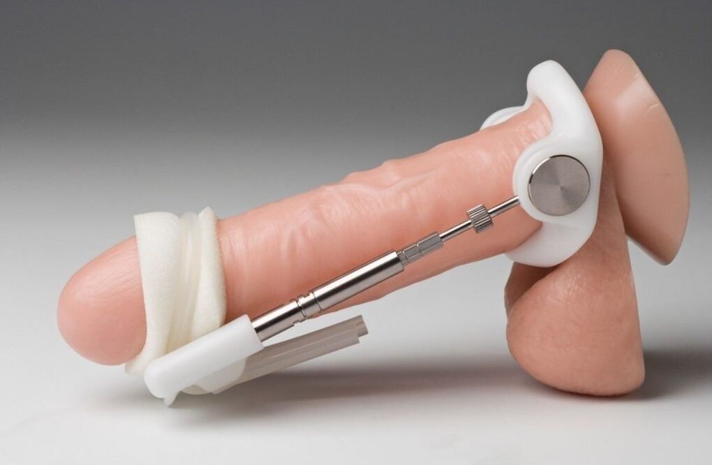 Sich erstrecken, um die Dicke des Penis zu erhöhen